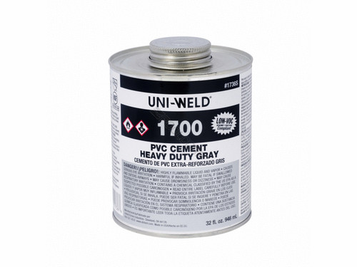Oatey Cement PVC Heavy Duty Gray Cement, 1736S (UEL-60-5250)