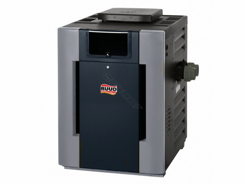 Ruud P-D407A-EN-C Digital Polymer Low NOx Pool/Spa Heater 399,000 BTU Natural Gas, 010025