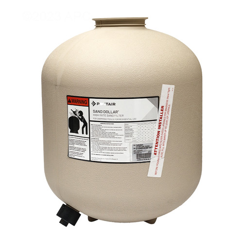 Pentair Sand Dollar Tank With Drain SD-40 Almond, 145341