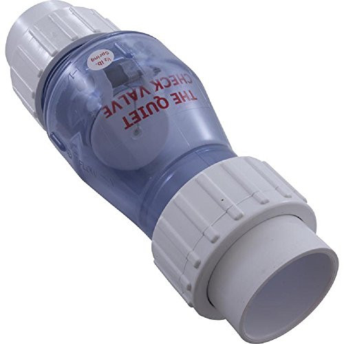 Super-Pro 1.5" Clear Swing PVC Check Valve With .5# Spring, SP0823-15C (SPG-56-1810)
