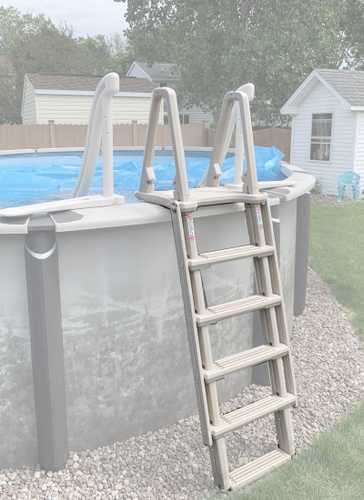 Confer Plastics Ground to Step Entry Ladder for Confer Curve Step, C8100X