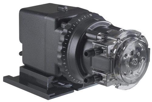 Stenner Classic 45 Series Single Head Adjustable Output Pump 50GPD .25" Tubing 120V 25PSI 60Hz, 45MJL5A1STAA