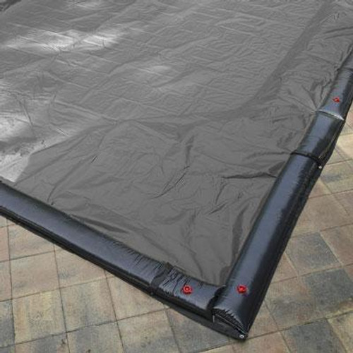 PoolTux 12'x24' Solid Rectangle Winter Cover, 15 Year King Warranty, 121729ISBL