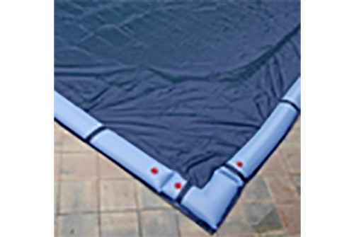  Cool Covers 16' x 24' Oval Blue/Black Winter Cover, 773555IGBLB