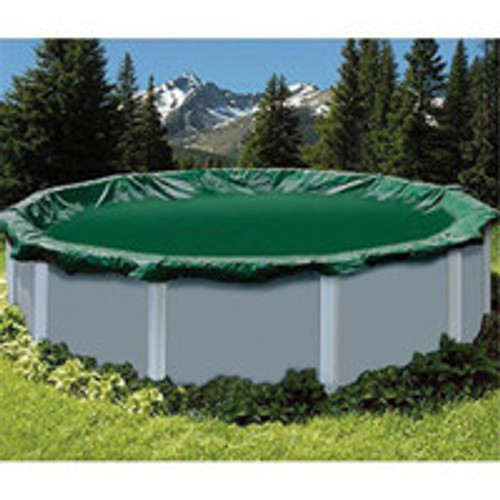 GLI 12' Round Above Ground Estate Pool Cover with 4' Overlap, 45-0012RD-EST-4-BX