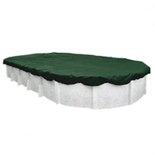 GLI 10' X 15' Oval Above Ground Estate Solid Pool Cover with 3' Overlap, 45-1015OV-EST-3-BX