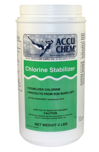 Accu Chem Chlorine Stabilizer 4 Lb