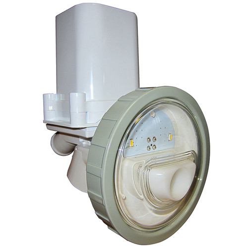 Smartpool White EZ Light 6V Battery Powered LED with Return Fitting, Battery Not Included, EZ2420