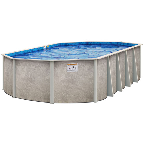 Delta Dream Salt-Friendly Above Ground Swimming Pool, Oval, 52" Walls