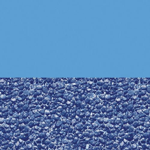 Latham Blue Streamstone Vinyl Overlap Above Ground Liner, 15" Round 54" Wall, LA5RO1500BL4ST