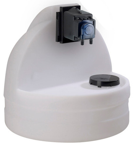 Stenner White Econ Fixed Speed Peristaltic Pump Tank System, 15 Gal Tank/Pump 38.8 GPD, S1NE20FXCA1S6