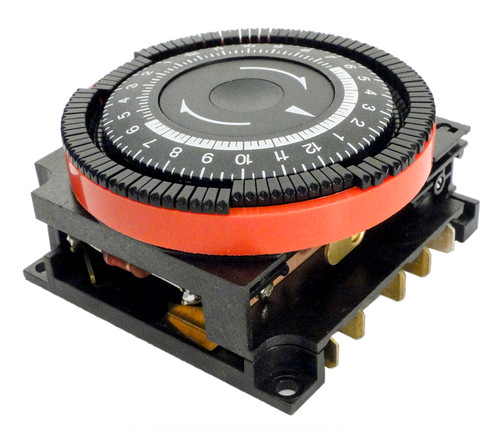 Diehl 24 Hr. Spa Timer 120V, 5-Term Red Panel Mount, TA4079