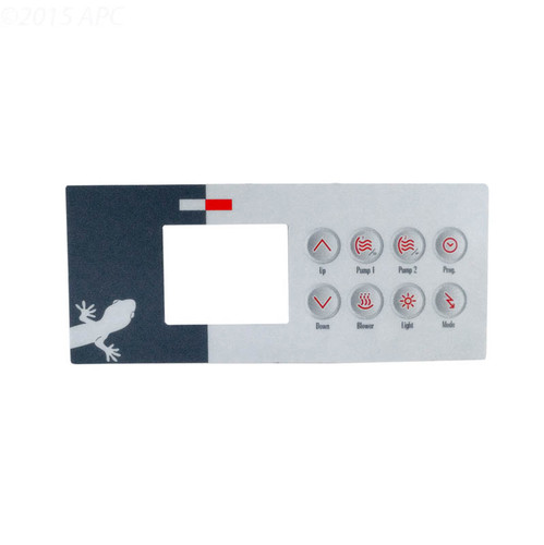 Gecko 8 Keys Overlay for TSC-4 or K-4, 9916-100094