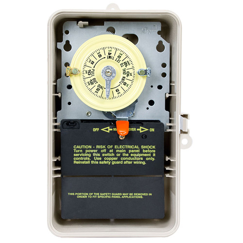 Intermatic 24-Hour SPST Mechanical Time Switch with Type 3R Plastic Enclosure 120V, T101P3