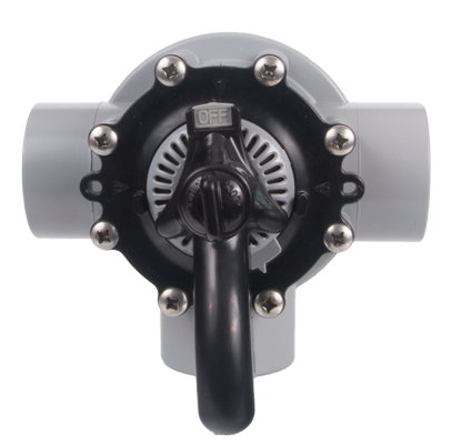 CMP Gray PVC 3-Way Diverter 2" Socket x 2.5" Spigot, 25933-201-000