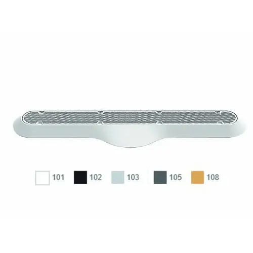 AquaStar 32" Light Gray Pinhole Anti Entrapment Suction Outlet Cover with Sump, 32PD103