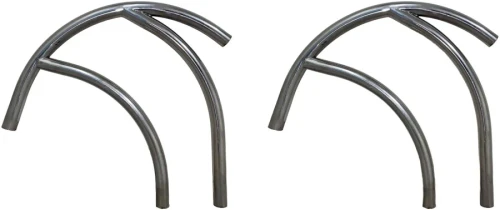 Global Pool Products 30" x .065" Modern Figure-4 Polished Handrail Pair, GPP-MR-GR30-SS-2