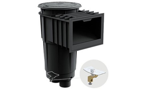 Hayward 2" SKT Black Gunite SkimMaster Skimmer, SP1072S2BLK
