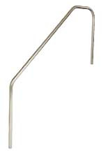 S.R.Smith 6' Stainless Steel 3 Bend Deck to Stair Handrail, 3HR-6-049