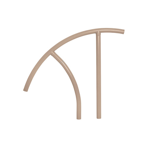 Saftron 30" Taupe Triton Return to Deck Handrail, TRTD-130-T