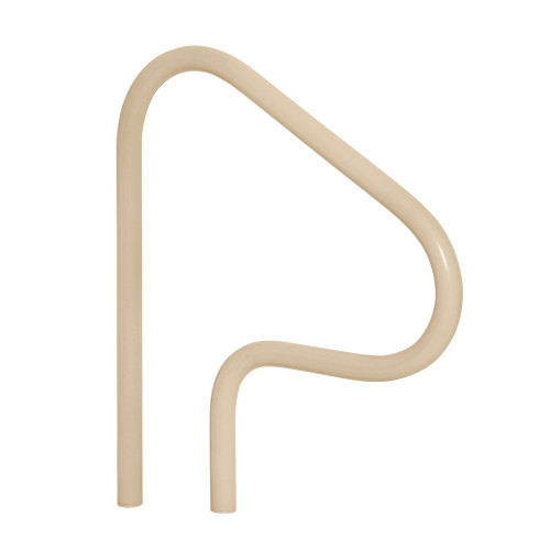 Saftron 26" x 30" Beige 3-Bend Return-to-Deck Bend Above Water Handrail, P-326-RTD-B