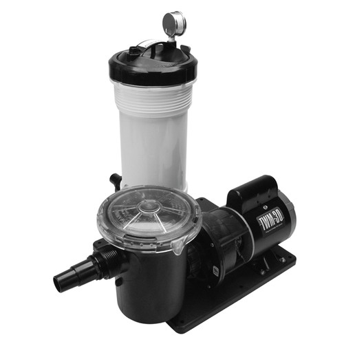 Waterway 25 Sq. Ft. TWM-30 Cartridge Filter System with 3' NEMA Cord and Trap 1/8HP, 520-4070