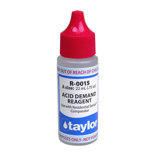 Taylor Acid Demand #15 Reagent - 3/4 Oz. Dropper Bottle (R-0015-A)