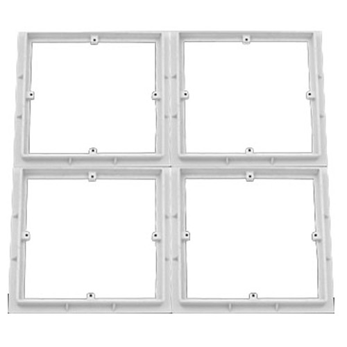 Aquastar 18"X18" Flat Square Frame, White, 18FR101 ( API-25-1485)