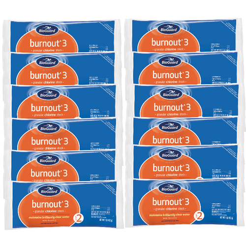 BioGuard Burnout 3 Shock (12 Bags, 12 lbs.) (22808BIO-12pk)