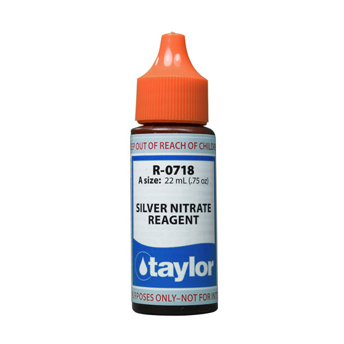 Taylor Silver Nitrate Reagent - 3/4 Oz. Dropper Bottle (R-0718-A)