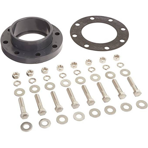 Pentair 6" Flange Assembly Kit with Gasket and Stainless Steel Hardware, 357263 (PUR-101-7263)