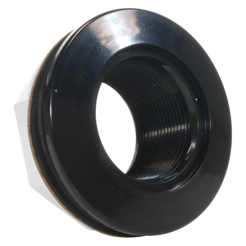 Hayward Inlet Fitting, 1-1/2"FIP Threaded With Locknut and Gaskets, Black, SP1023BLK (HAY-25-7025)