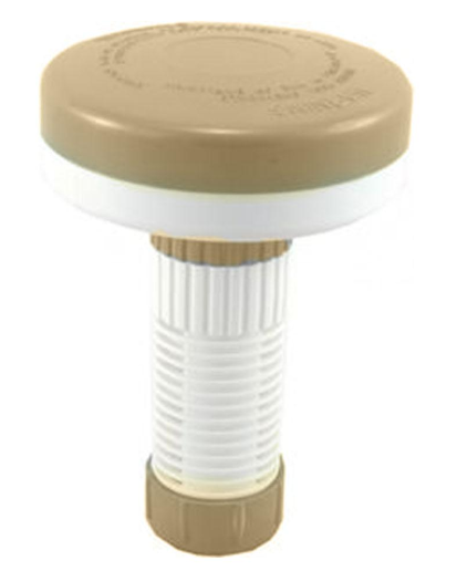 PoolStyle Beige/White Adjustable Spa Floater, 1 - 1.5" Tablets, K676BU/BG