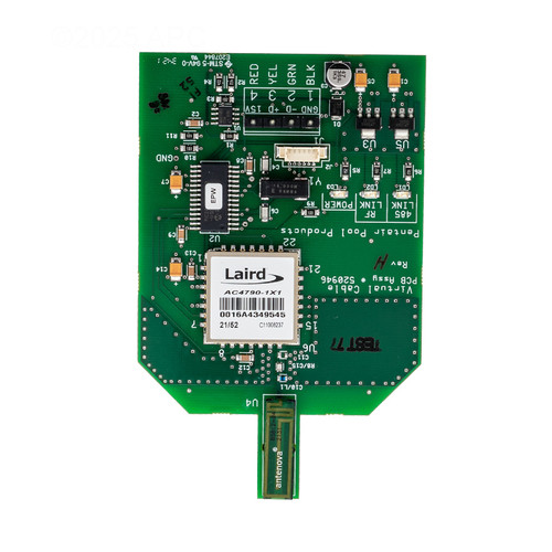 Pentair Transceiver Circuit Board with Attached Antenna, 520946Z