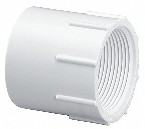 Lasco Schedule 40 2.5" Socket x 2.5" FNPT PVC Female Adapter, 435025 (LAS-56-4271)