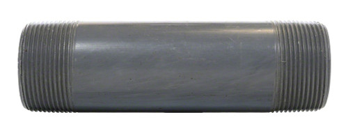 Lasco Nipple 1-1/2 x 6 Inch MPT x MPT, TBE PVC Schedule 80, 215060 (LAS-56-4374)