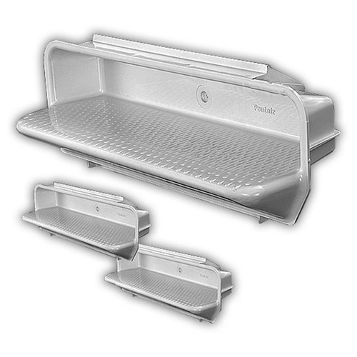 Pentair Plastic Recessed In-Wall Steps 15 Inches, White, Set of 3 82400700 (AMP-35-792)