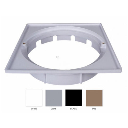 Custom Molded Square Skimmer Cover & Collar, Gray, 25538-901-000 (CTM-251-1195)