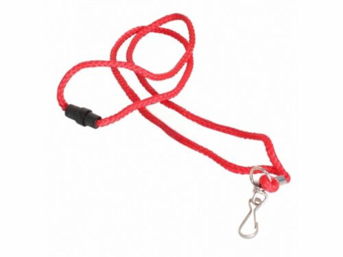 Break-away Neck Red Lanyard,1/4" Rope Cord, 51B-LR-H (NMY-42-8509)