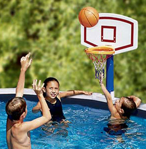 Swimline Jammin Ground Pool Basketball Set 9182 (SWL-90-1268)