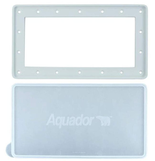 Aquador Skimmer Faceplate and Lid For Olympic Wide Mouth Above-Ground Pool Skimmer, 1010 (AQR-25-1004)