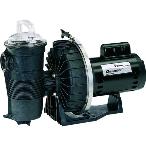 Pentair Challenger .75HP High Flow Pool Pump Up-Rated 115V 230V , 343232 (PAC-10-408)
