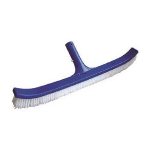 PoolStyle 18" Curved Swimming Pool Wall And Floor Pool Brush Poly Bristle, K166BU/SCP (PSL-40-0170)