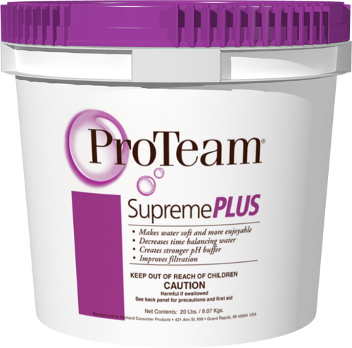 ProTeam Supreme Plus 1 x 10 lb Make Swimming Pools & Spa Water Soft & Balanced