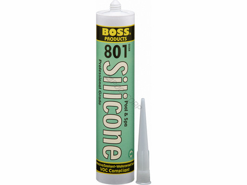 BOSS® Neutral Cure Silicone Adhesive 10.3 oz Clear 142312 (BOS-60-3000)