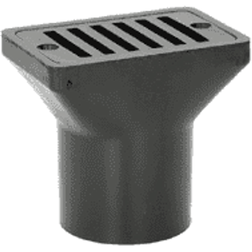 CMP Black Gutter/Deck Drain, 2" x 4", 25533-004-000 (SPG-251-1097)