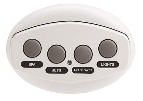 Pentair iS4 Spa Side Remote White 50' Cord, 521883 (COM-30-1883)