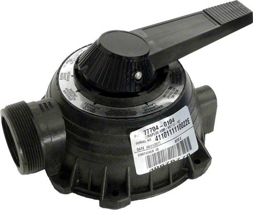 Pentair Multiport Valve Plug and Cover Assembly, 77704-0104 (STA-061-9676)