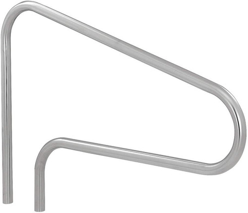 S.R.Smith 48" Stainless Steel 4 Bend Deck Mount Stair Rail, DMS-101A