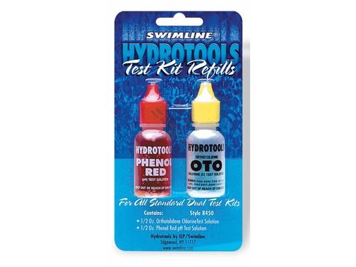 Swimline Hydrotools Replacement OTO and Phenol Red Water Test Drops, 8450 (SWL-45-354)